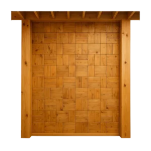 Revestimiento mural de madera reciclada diseño parquet – Terra Hogar