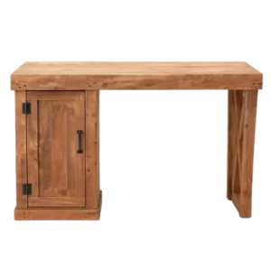 Escritorio de Pallets con Puerta – Diseño Funcional Sustentable