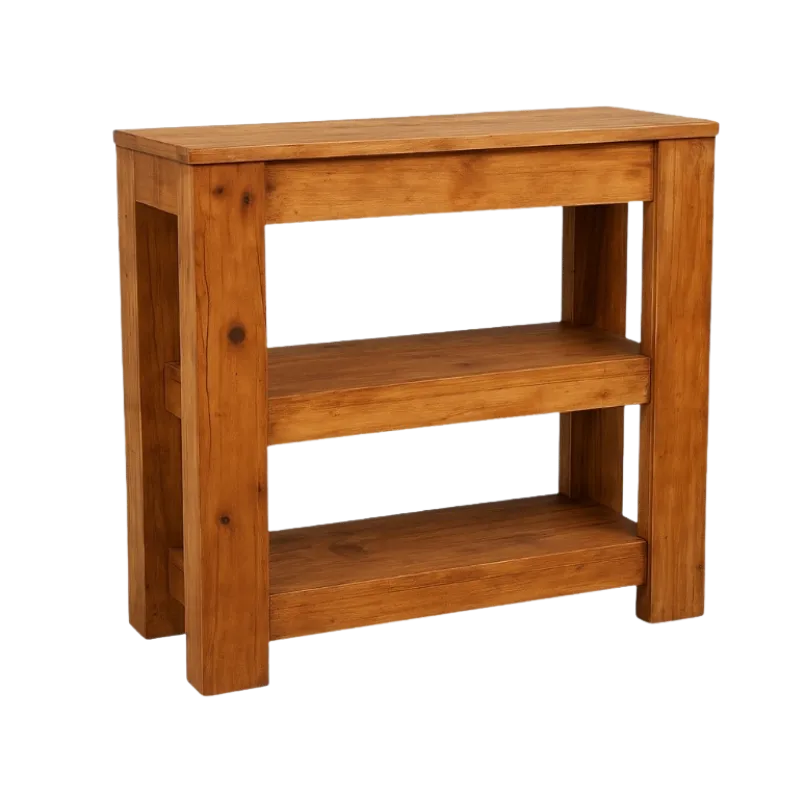 Mesa Auxiliar de Pallets con Repisas – Diseño Funcional Sustentable