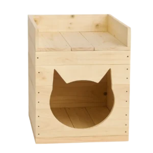Casa para Mascotas de Pallets – Refugio Sustentable para Interior