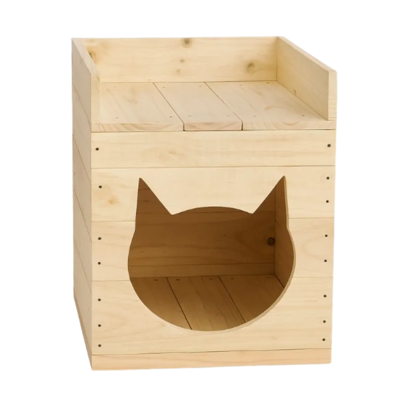 Casa para Mascotas de Pallets – Refugio Sustentable para Interior
