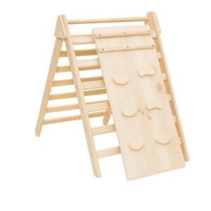 Triángulo Pikler con rampa de madera reciclada – Terra Infantil