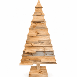Árbol de Navidad de madera reciclada – Terra Hogar
