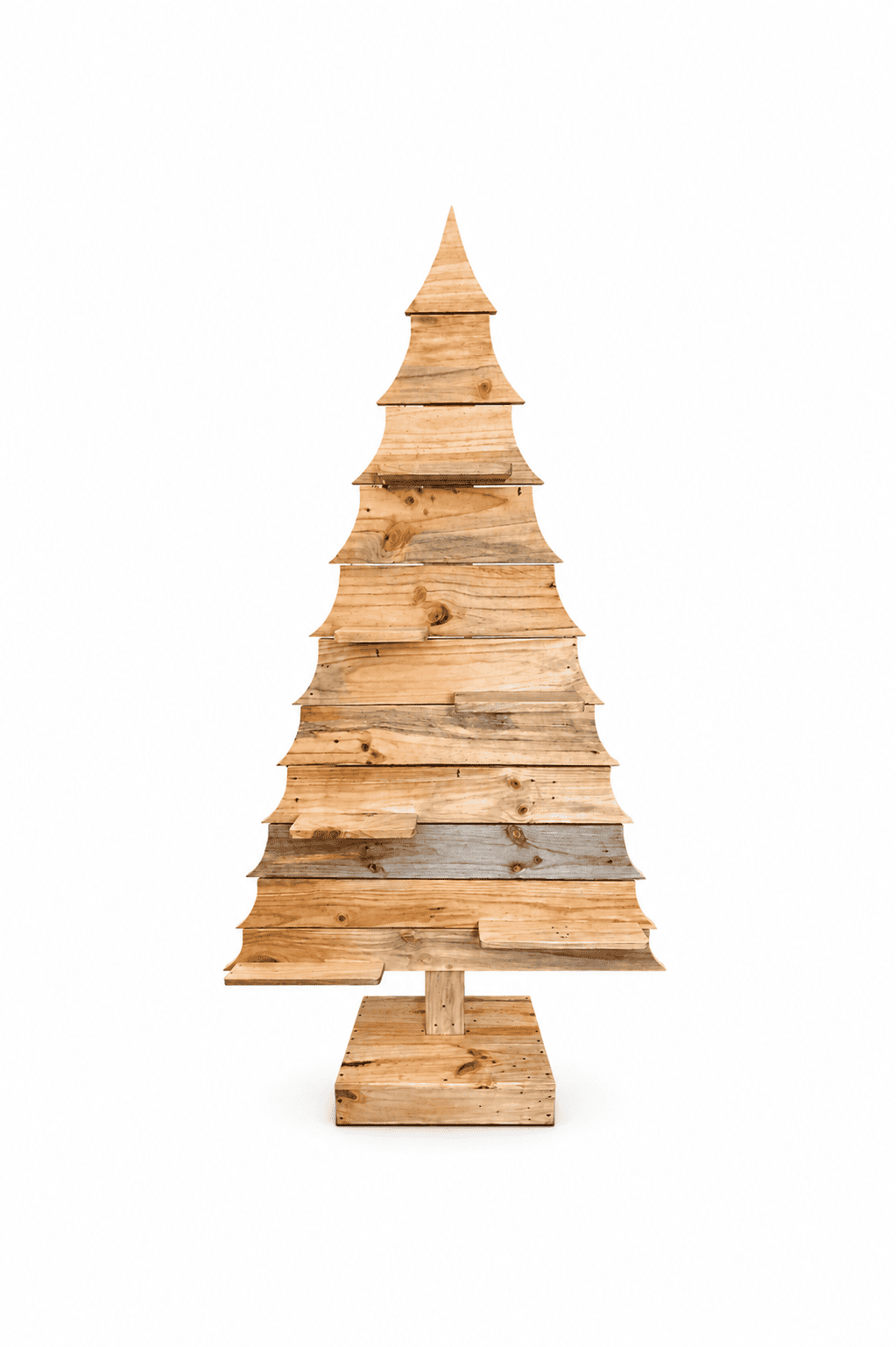 Árbol de Navidad de madera reciclada – Terra Hogar