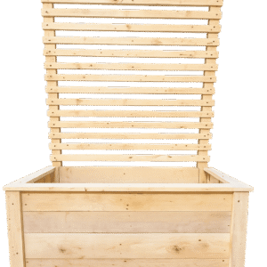 Huerto con enrejado vertical – Terra Vida