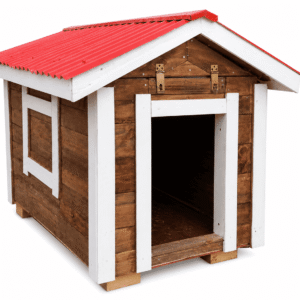 Casa para perro de madera reciclada – Terra Mascotas