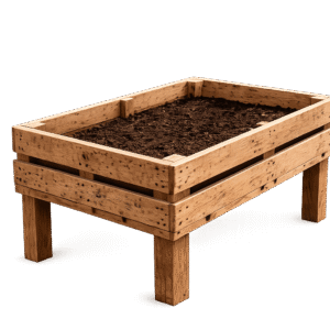 Huerto infantil de madera de Palets - Terra educación