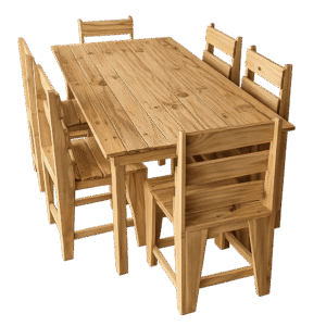 Mesa para quincho de madera reciclada – Terra Hogar