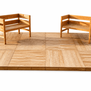 Piso exterior modular de madera reciclada – Terra Hogar