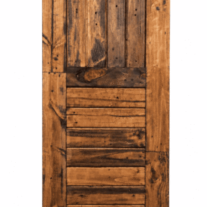 Puerta de madera reciclada estilo rústico – Terra Hogar