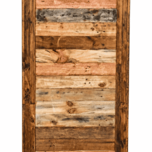 Puerta de madera reciclada multicolor – Terra Hogar