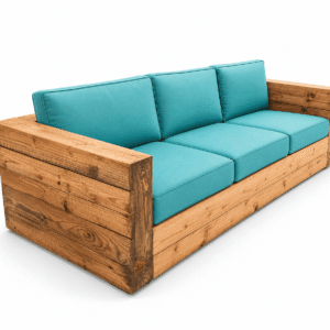 Sofá de 3 cuerpos de madera reciclada – Terra Hogar
