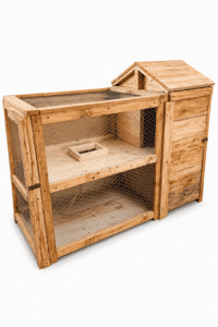 Casa para roedores XL de madera reciclada – Terra Mascotas