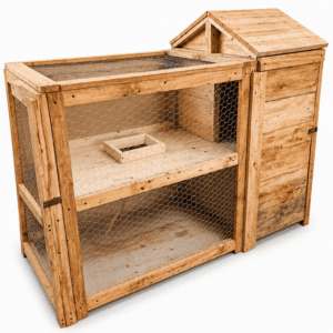 Casa para roedores XL de madera reciclada – Terra Mascotas