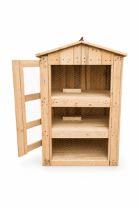 Casa para roedores de madera reciclada – Terra Mascotas