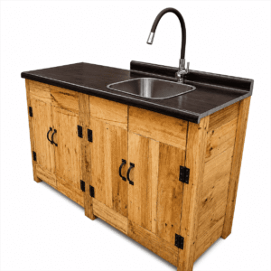 Mueble lavaplatos de madera reciclada de palets – Terra Hogar